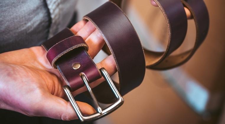 Beautiful Braided Belt Genuine Leather Tan / Brown Belt for Men