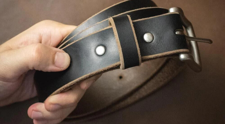 Black Leather Belt