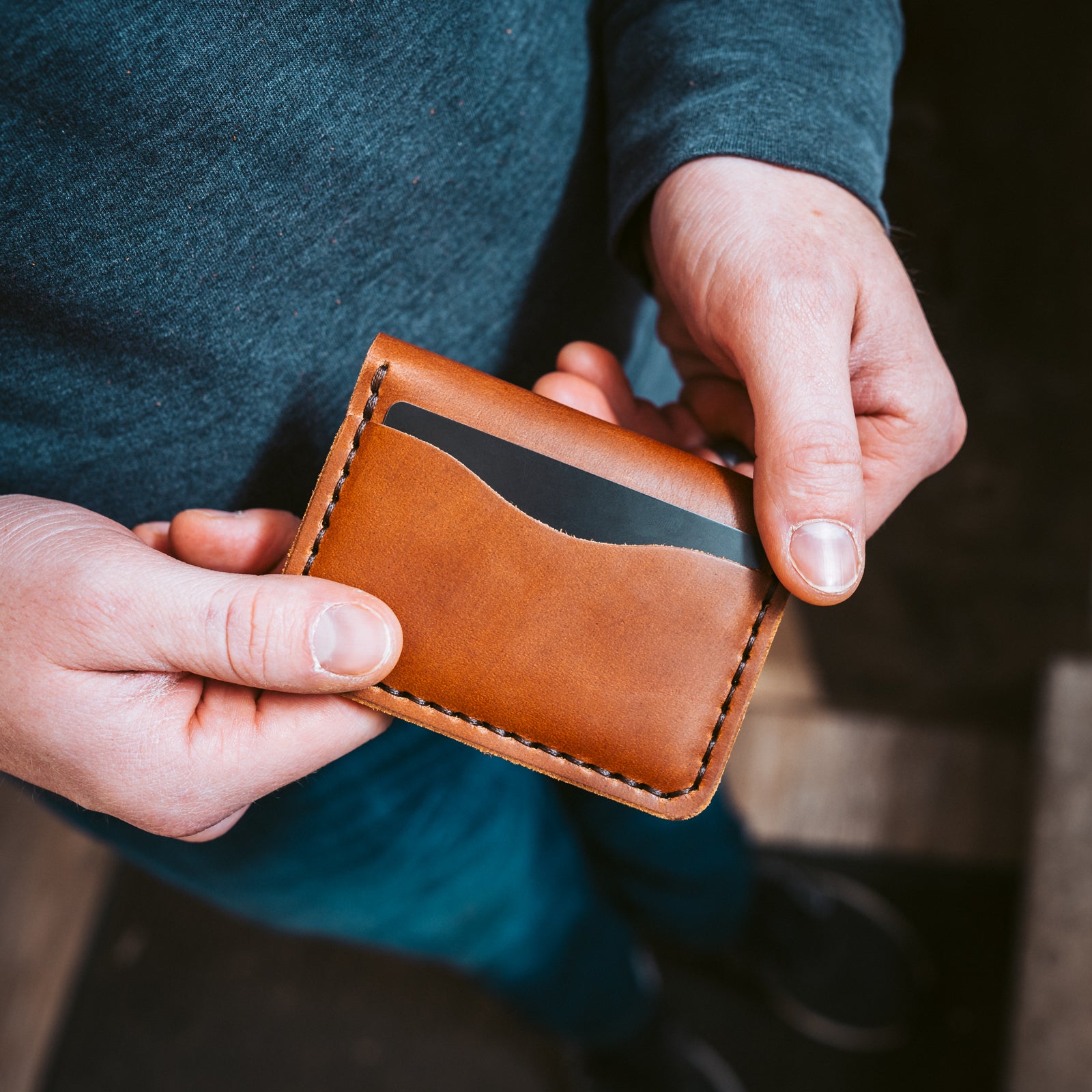 Leather 5 Card Wallet