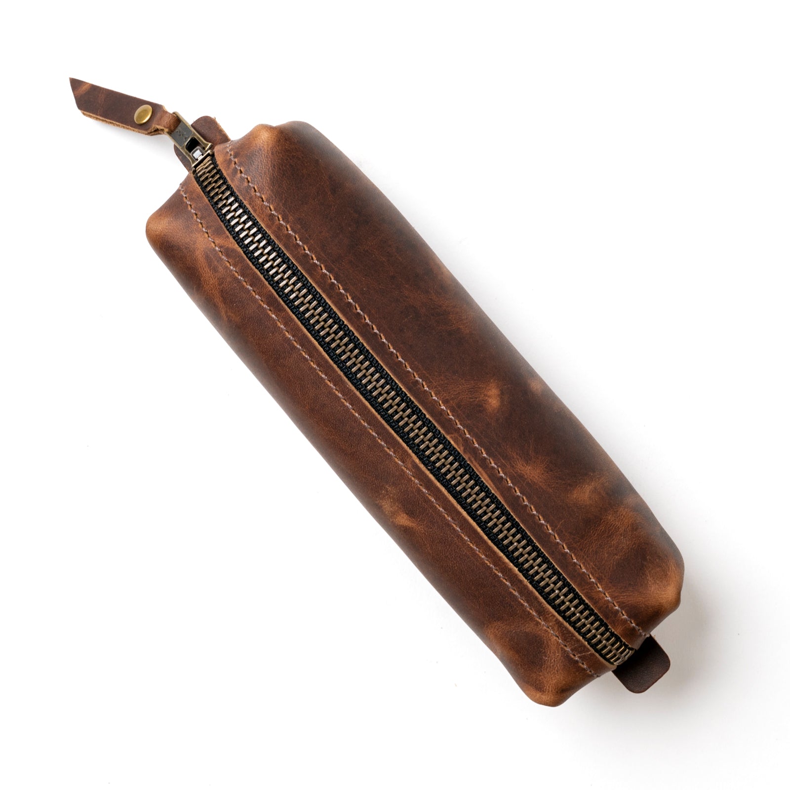 Leather Pencil Case - Heritage Brown