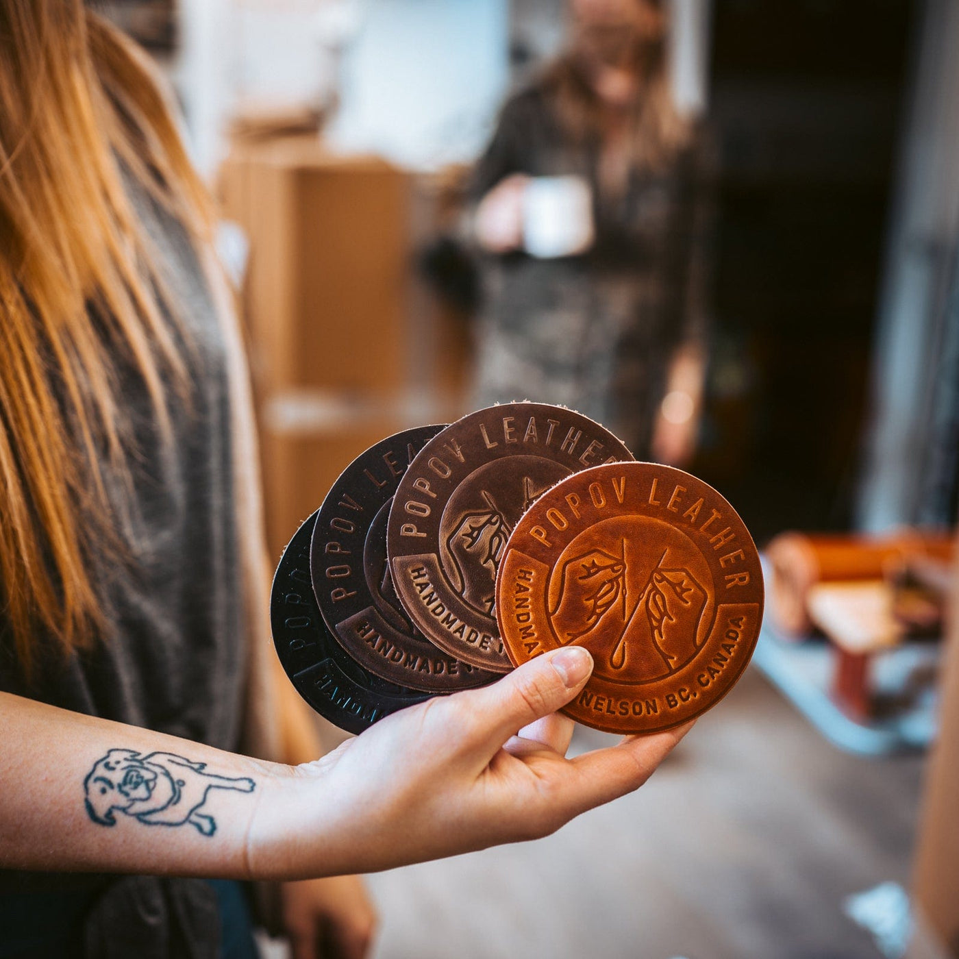 Customized Leather Coasters in Bulk: Elevate Your Brand