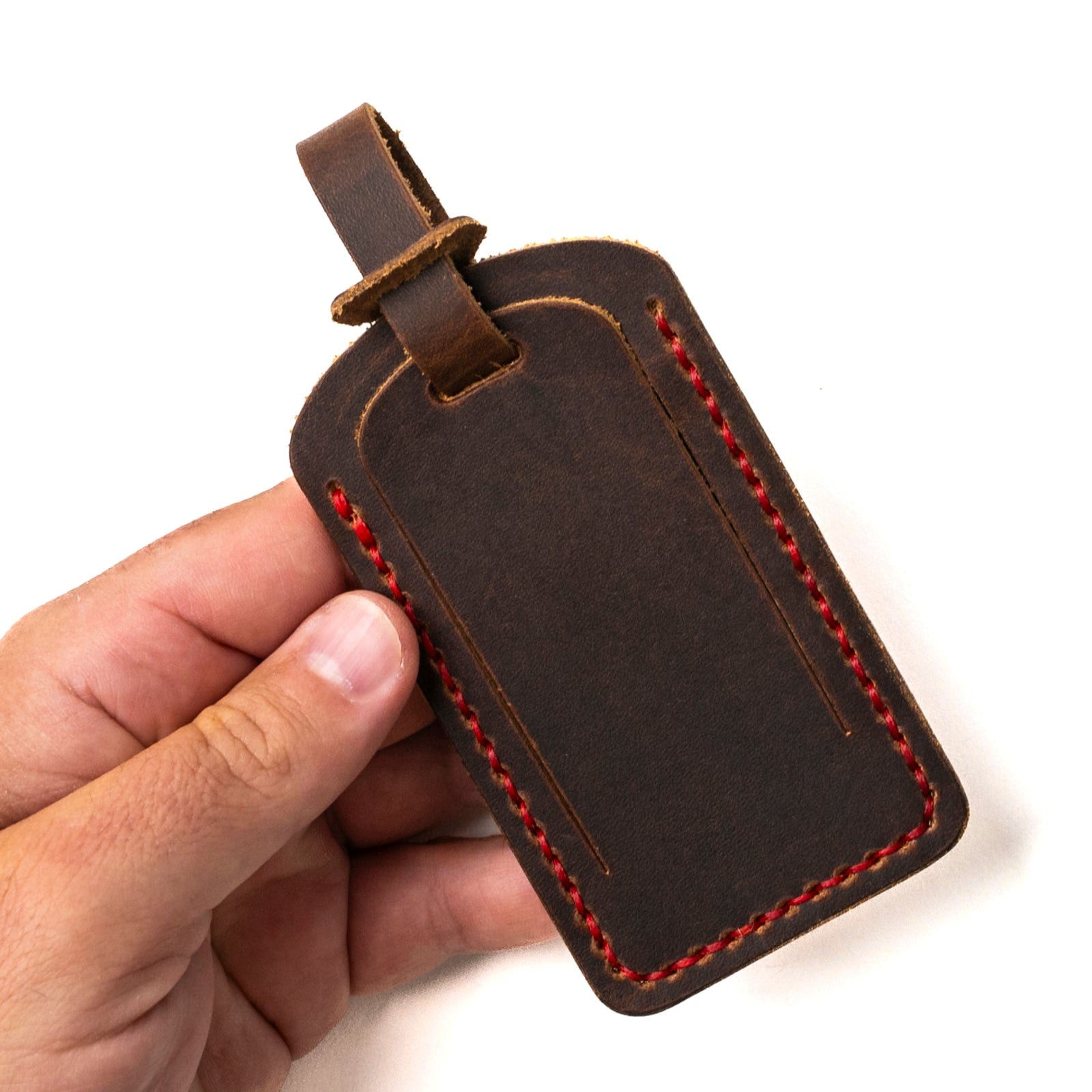 DIY Leather Luggage Tag Kit - Heritage Brown Popov Leather®