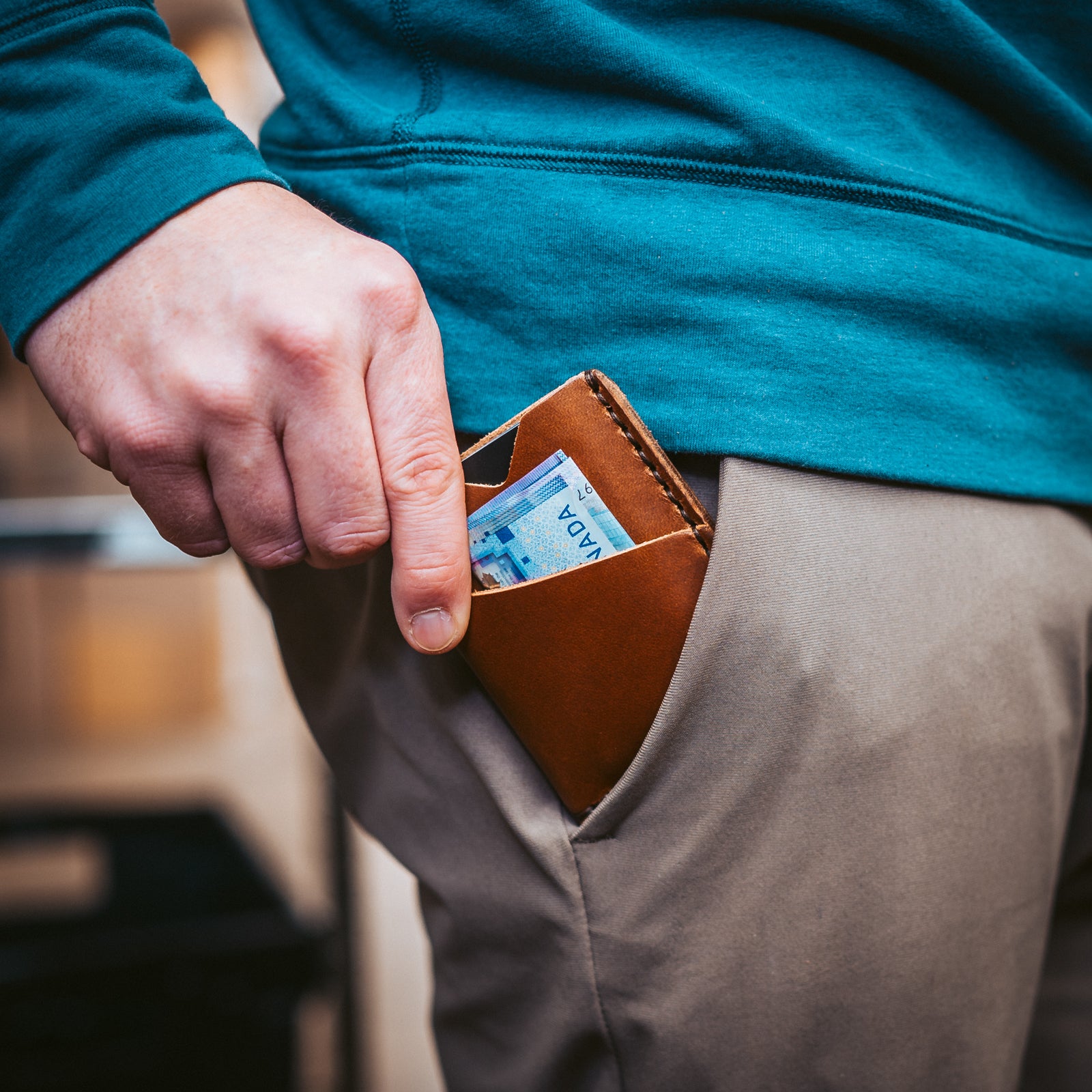 Leather Front Pocket Wallet