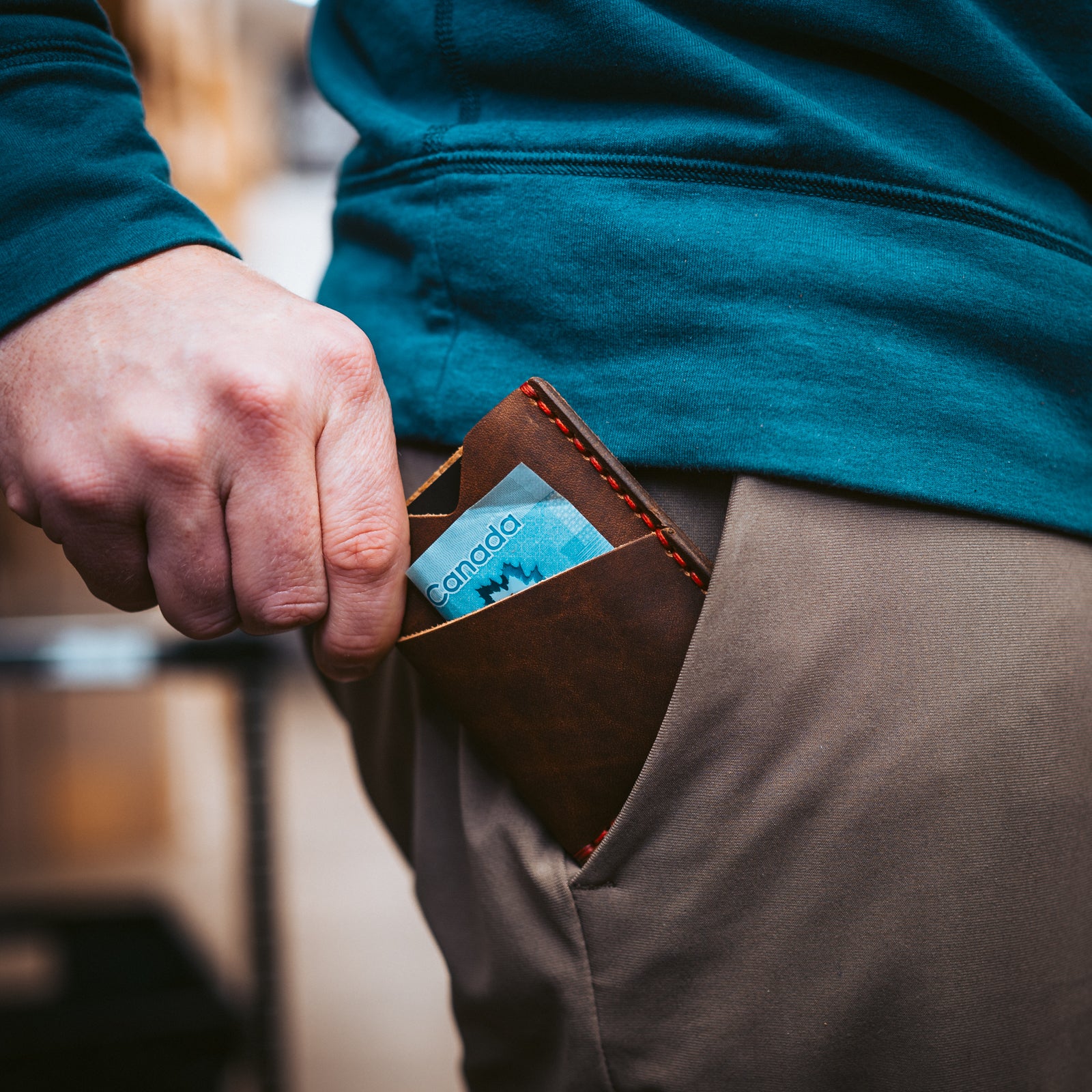 Leather Front Pocket Wallet