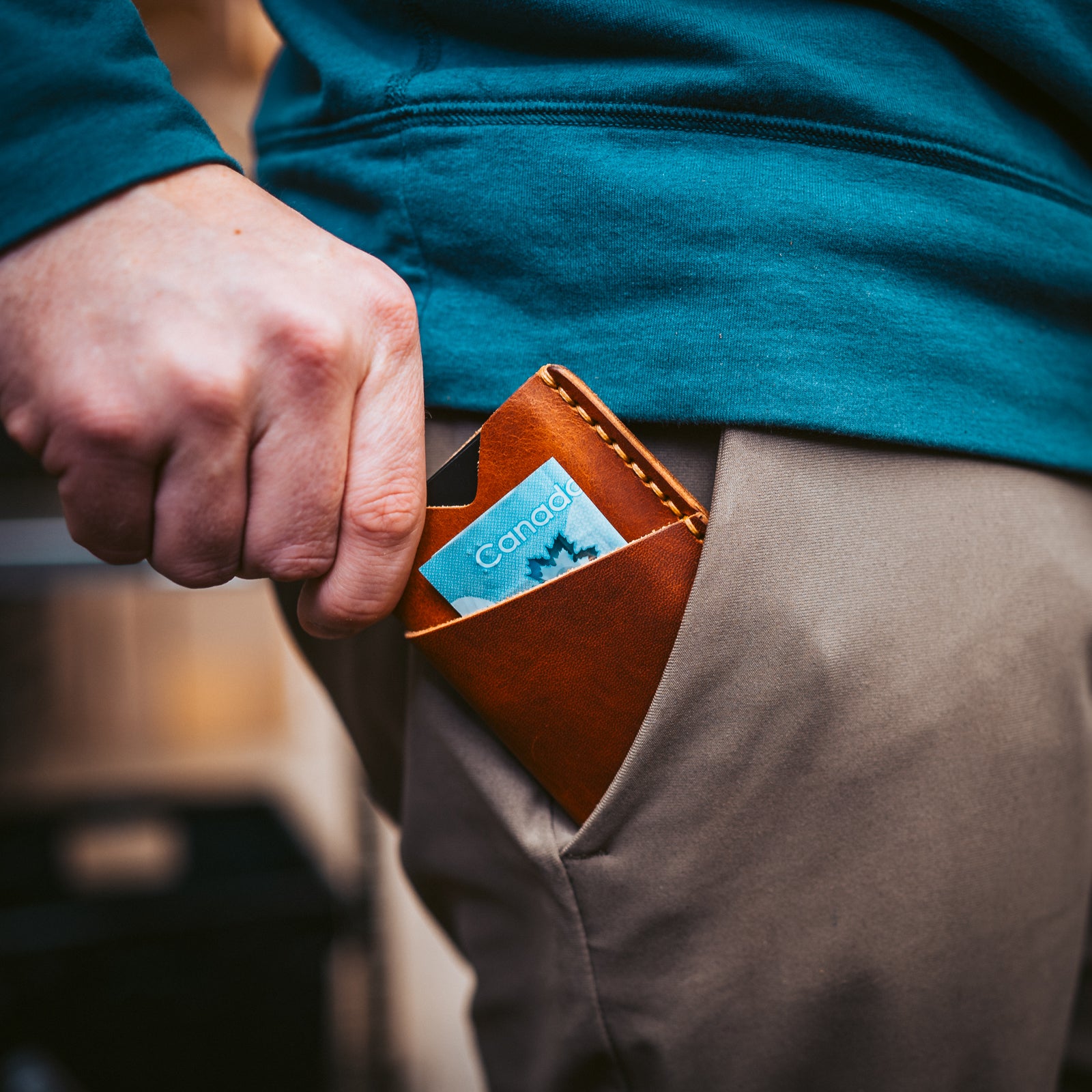 Leather Front Pocket Wallet