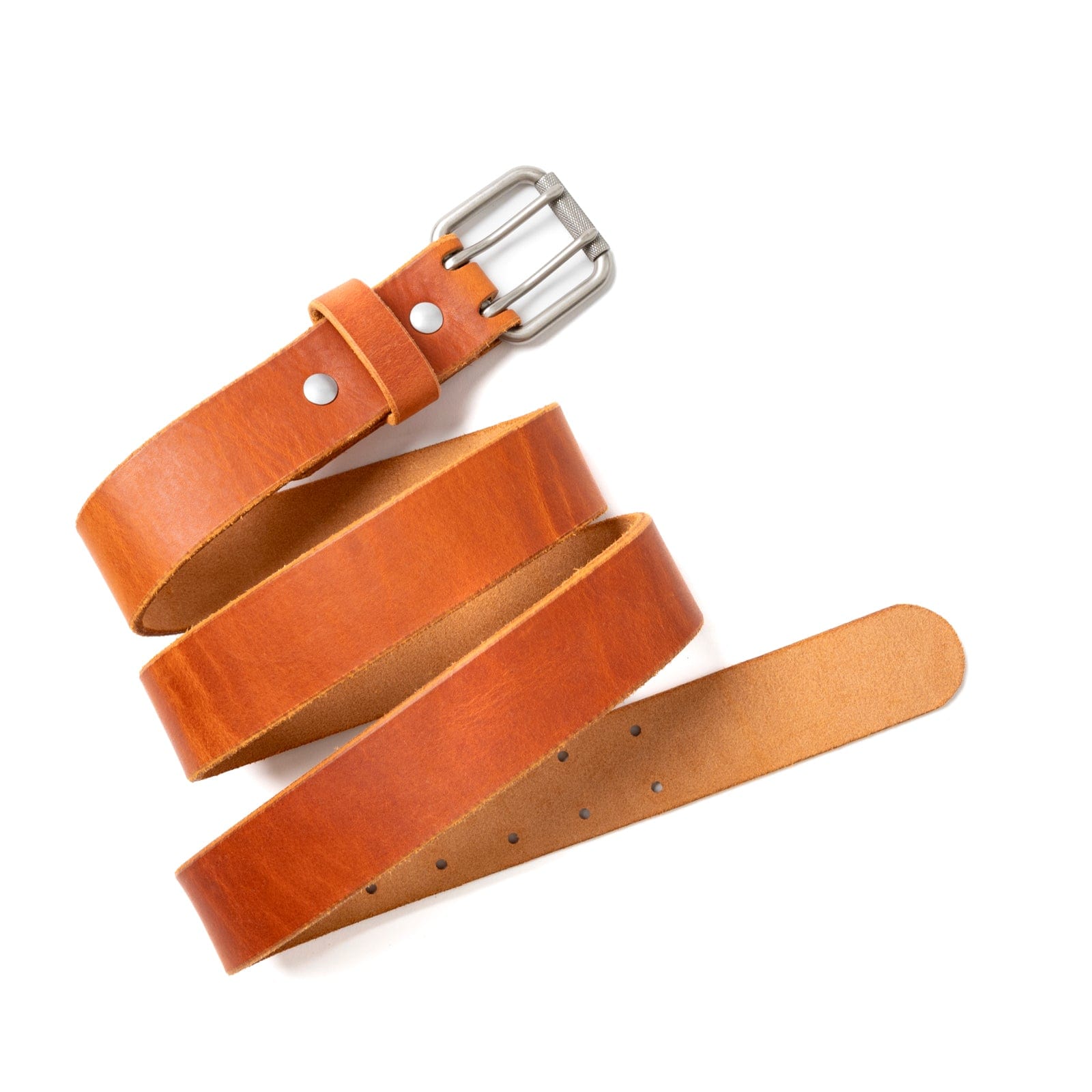 Leather 2 Prong Belt - English Tan Popov Leather®