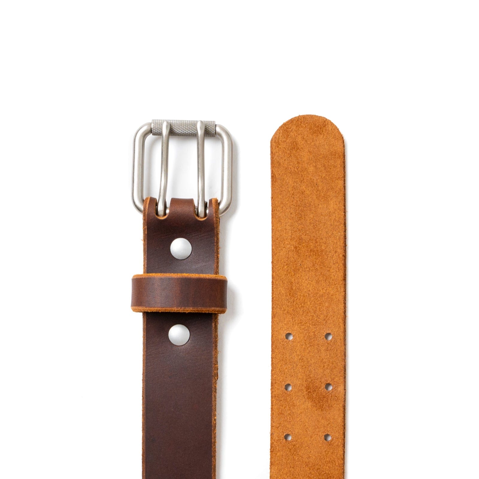 Leather 2 Prong Belt - Heritage Brown Popov Leather®