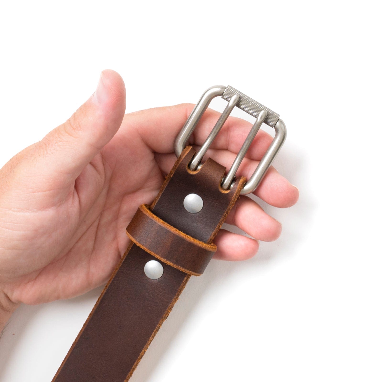 Leather 2 Prong Belt - Heritage Brown Popov Leather®