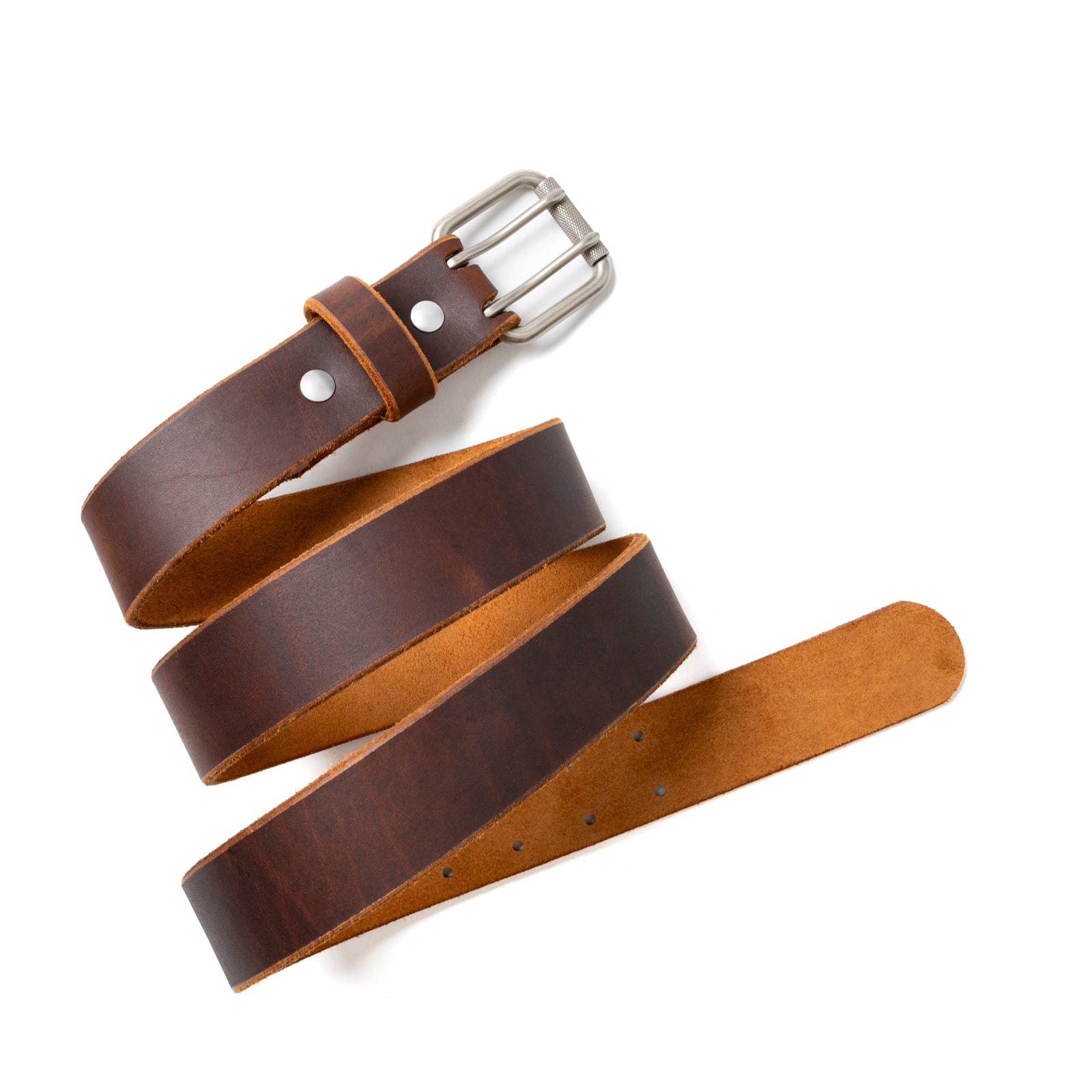 Leather 2 Prong Belt - Heritage Brown Popov Leather®