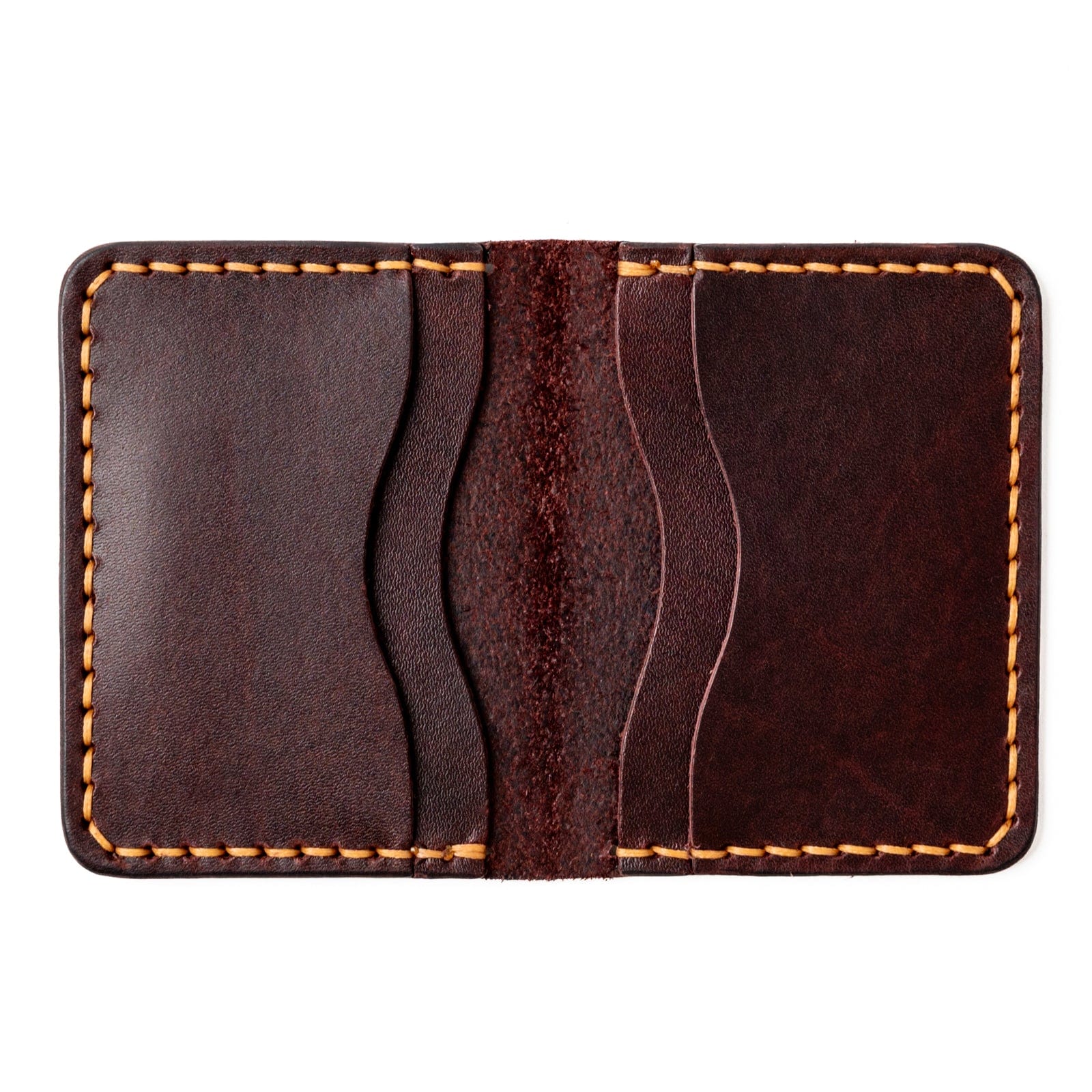 Leather 5 Card Wallet - Oxblood Popov Leather®