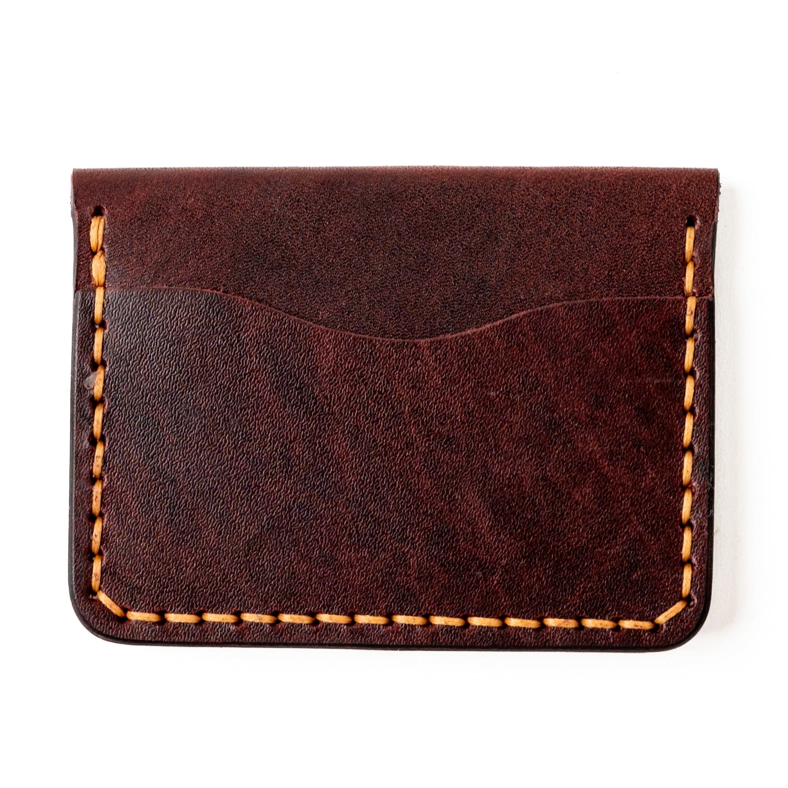 Leather 5 Card Wallet - Oxblood Popov Leather®