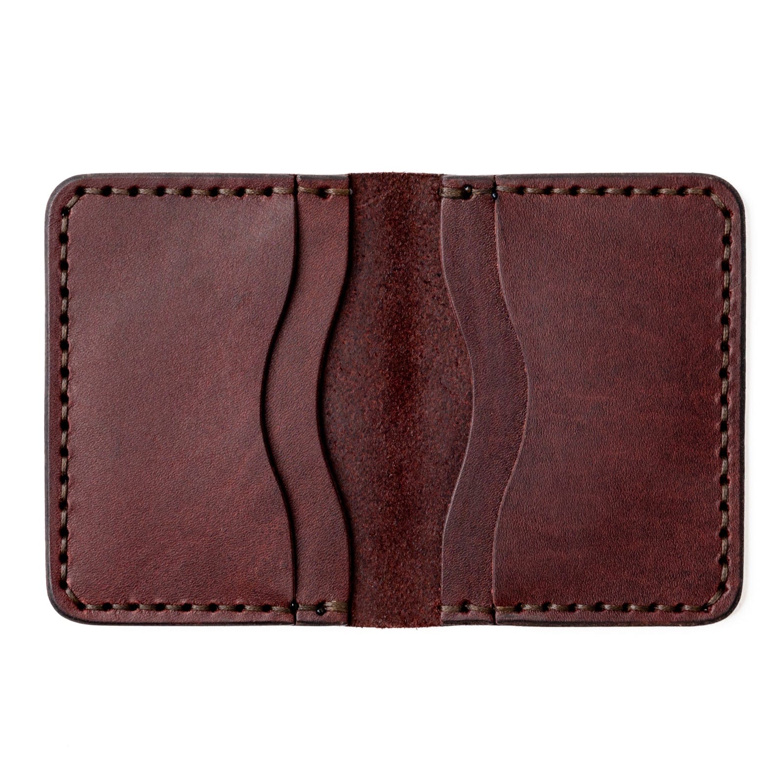 Leather 5 Card Wallet - Oxblood Popov Leather®