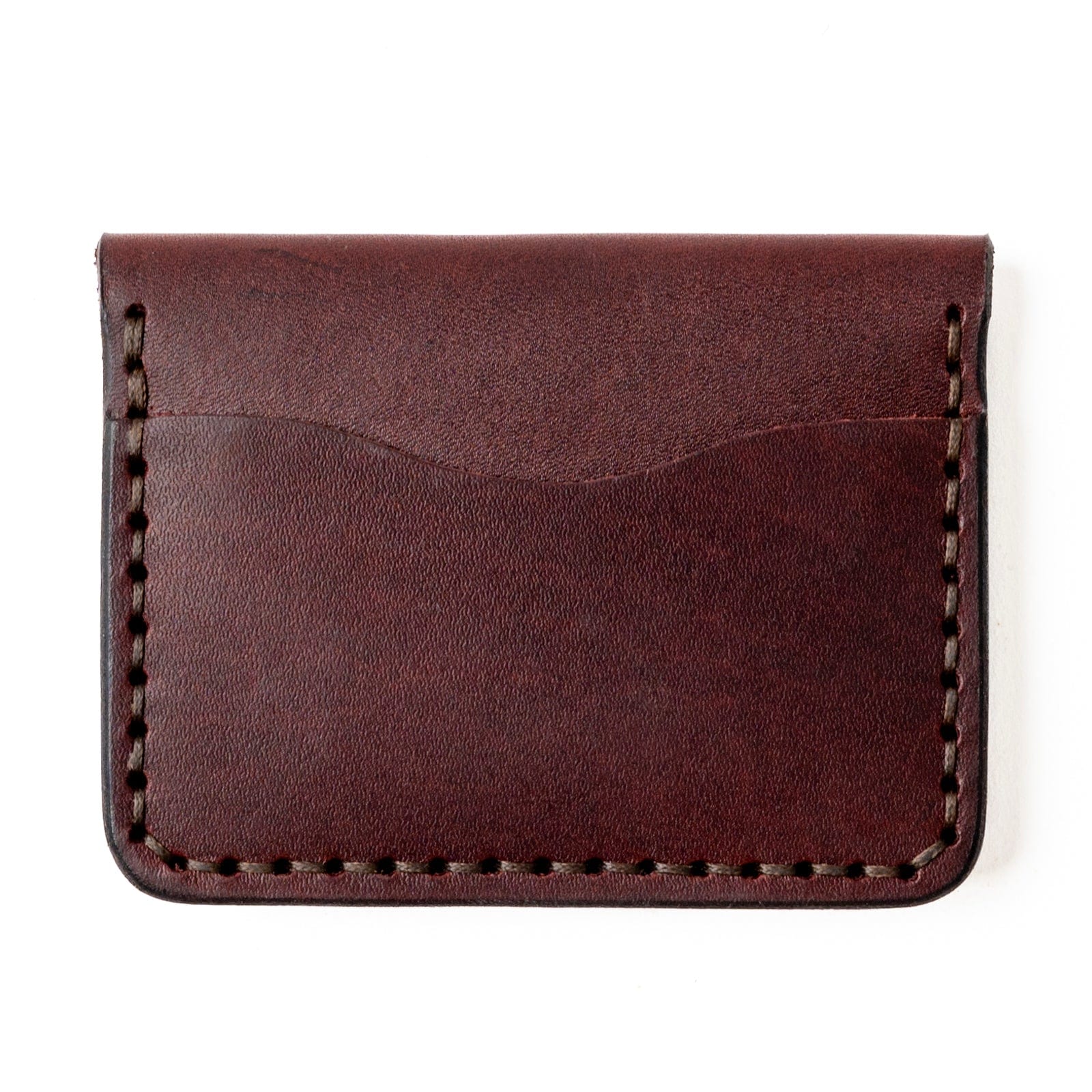 Leather 5 Card Wallet - Oxblood Popov Leather®