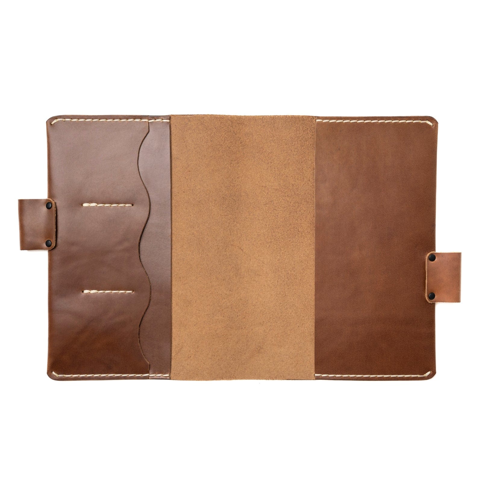 Leather shops A5 Hobo/Notebook Journal Cover hand-crafted with Pull-Tag™ Penholder, full-grain leather handmade