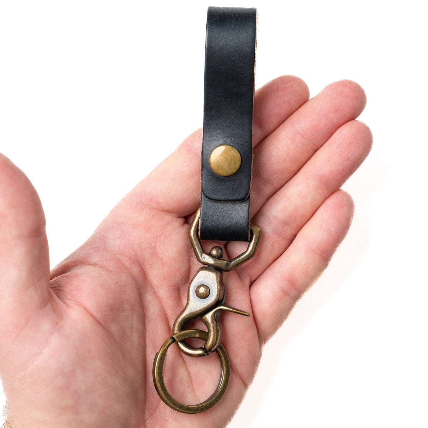Hand Forged Belt Loop Key Ring