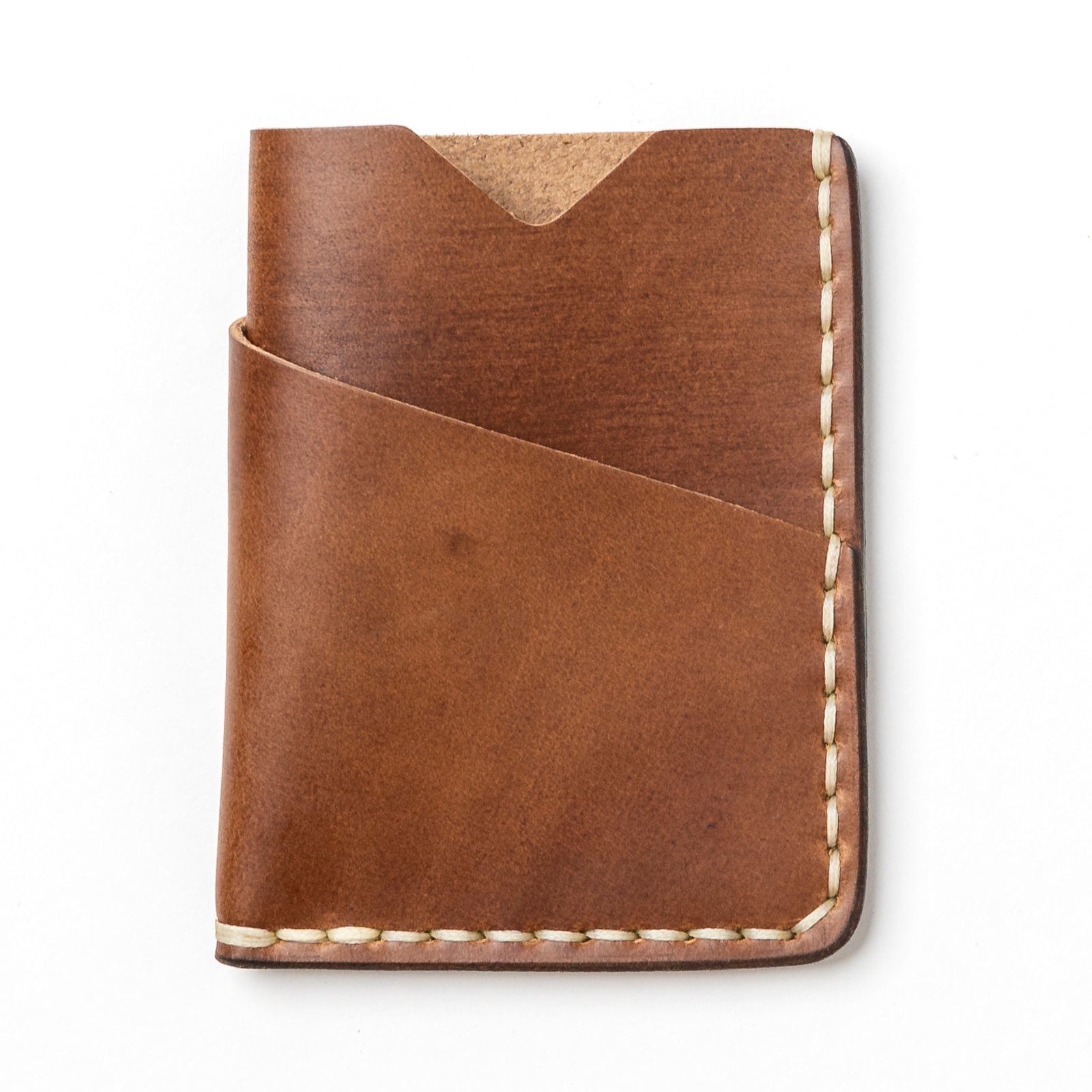 Leather Card Holder - Natural