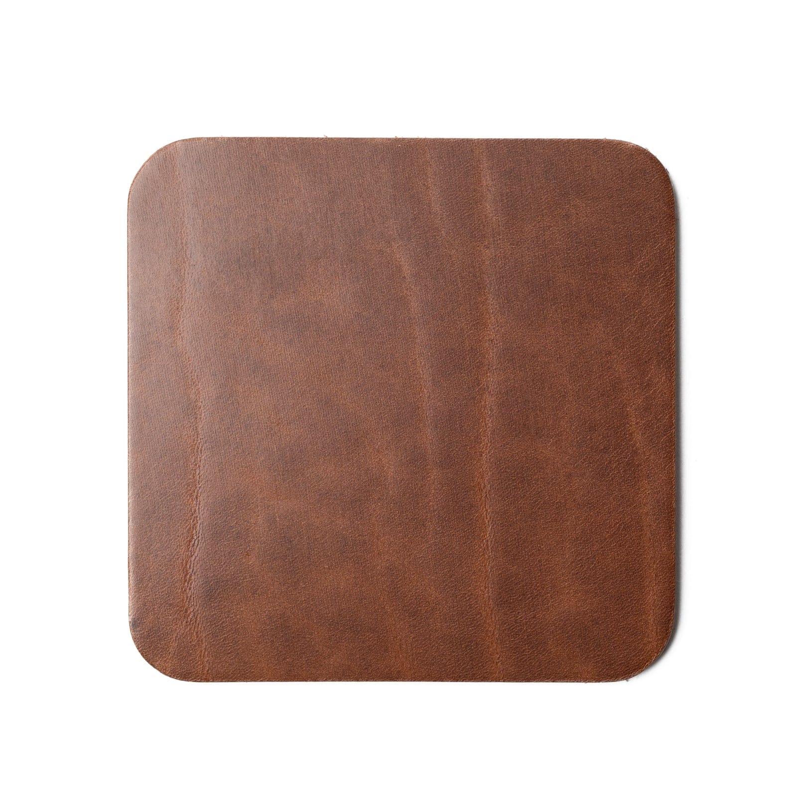 Leather Coasters 4 Pack - Square Blank - Natural Popov Leather®