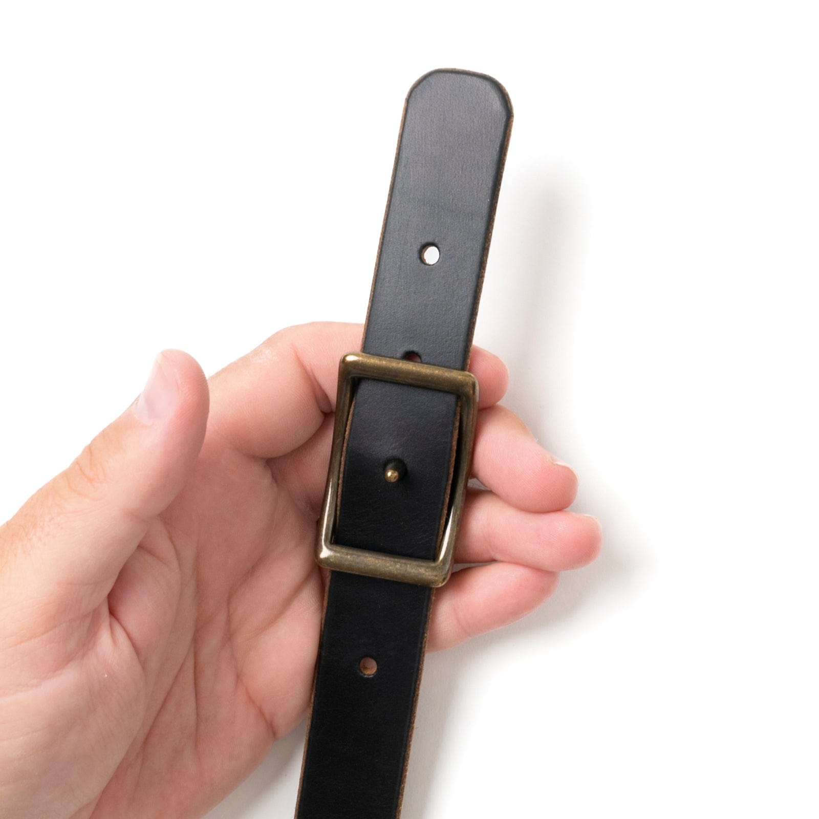 Leather Conway Belt - Black Popov Leather®