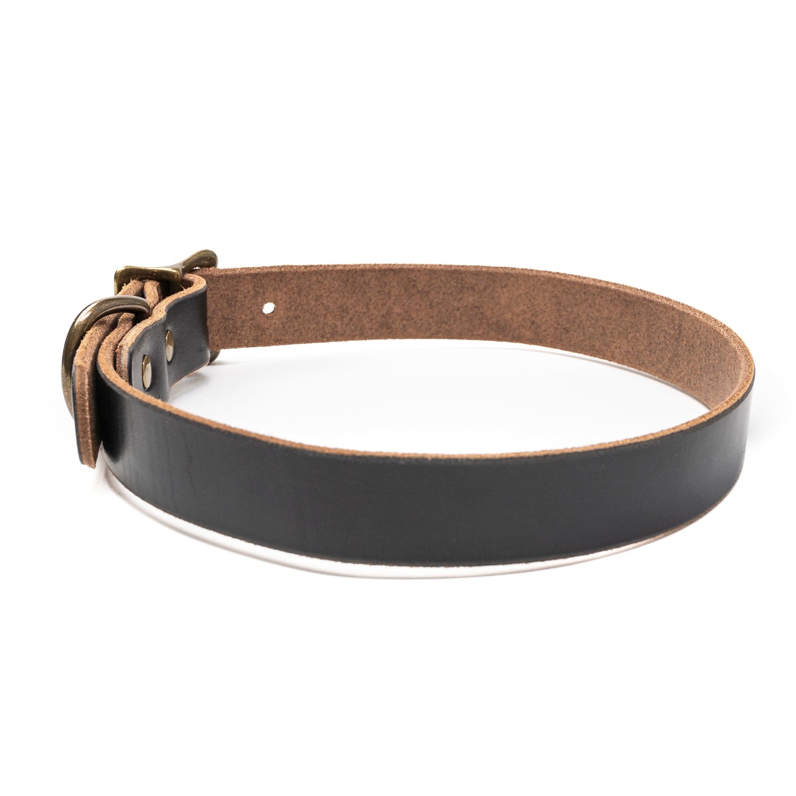 Leather Dog Collar Black