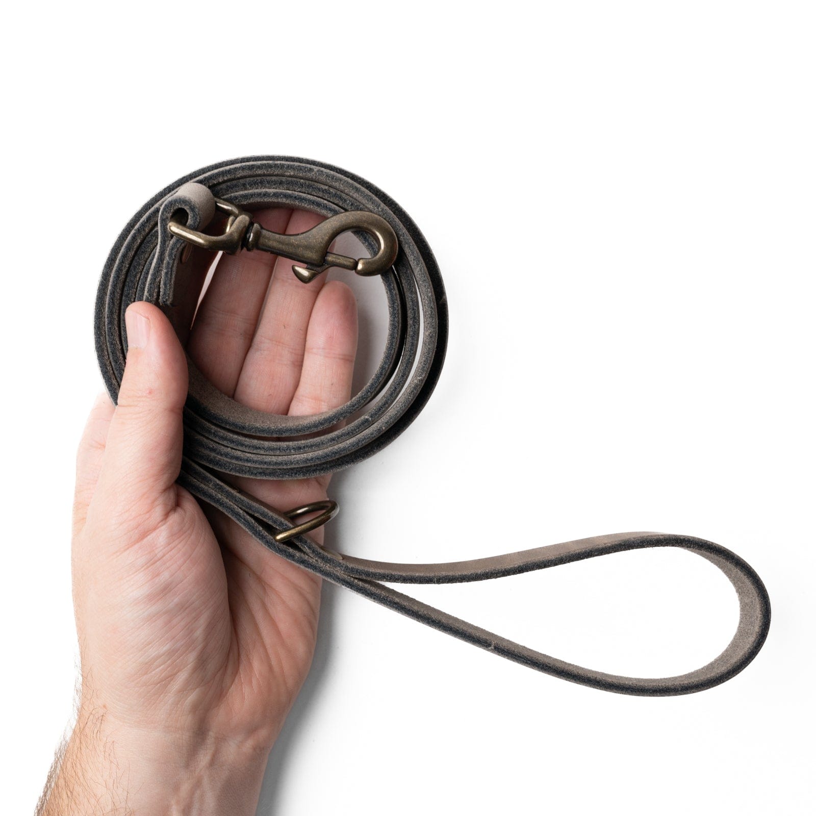 Leather Dog Leash - Slate Popov Leather®