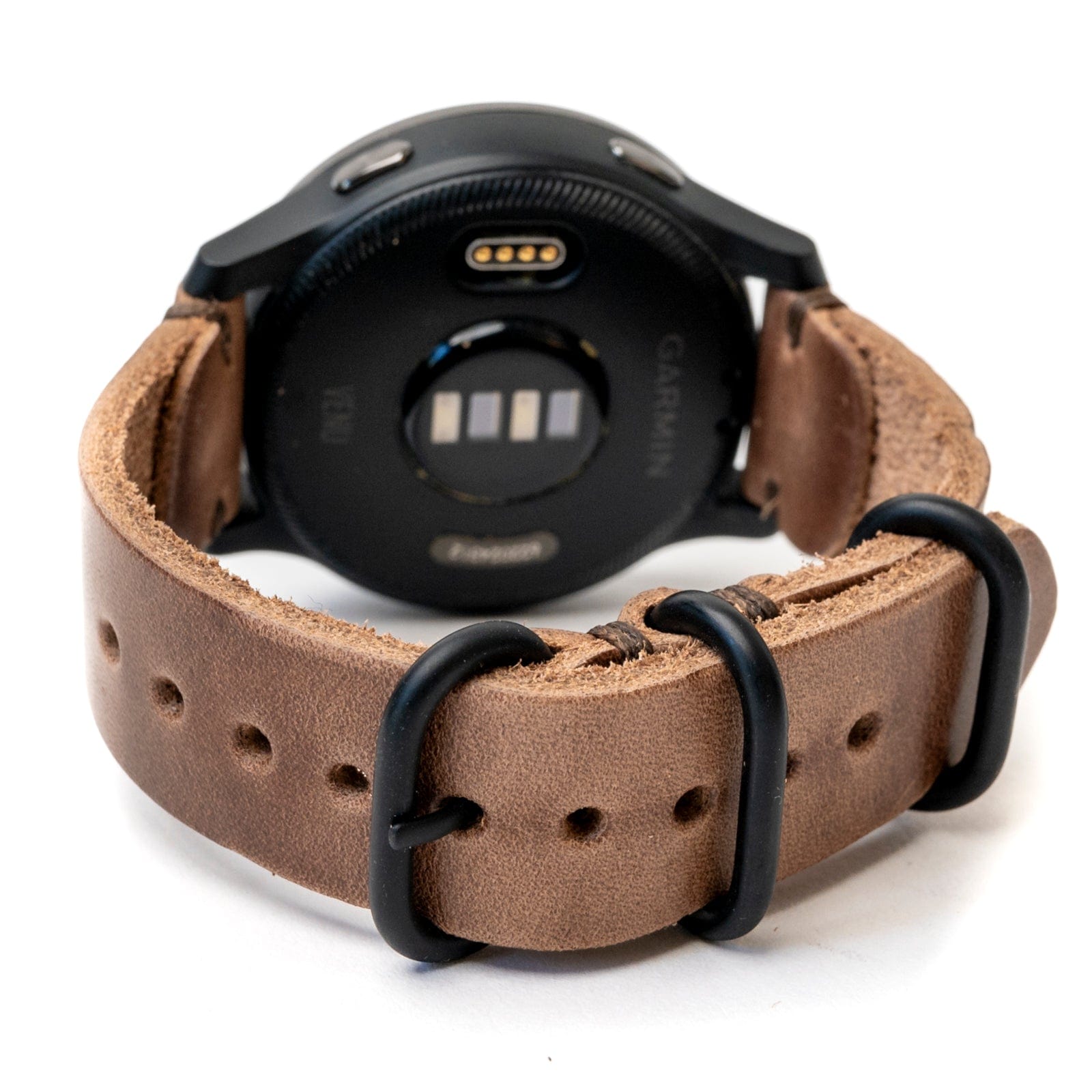 Leather Garmin Watch Band - Natural Popov Leather®