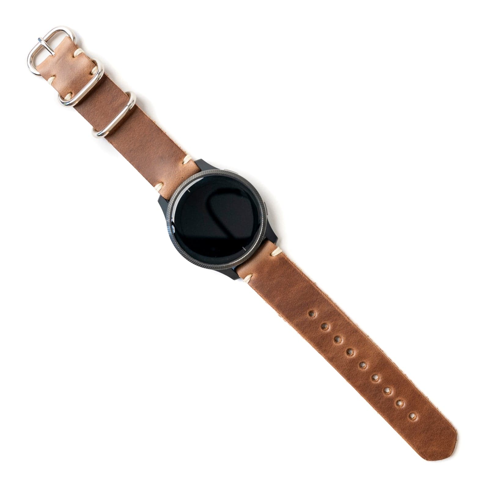 Leather Garmin Watch Band - Natural Popov Leather®