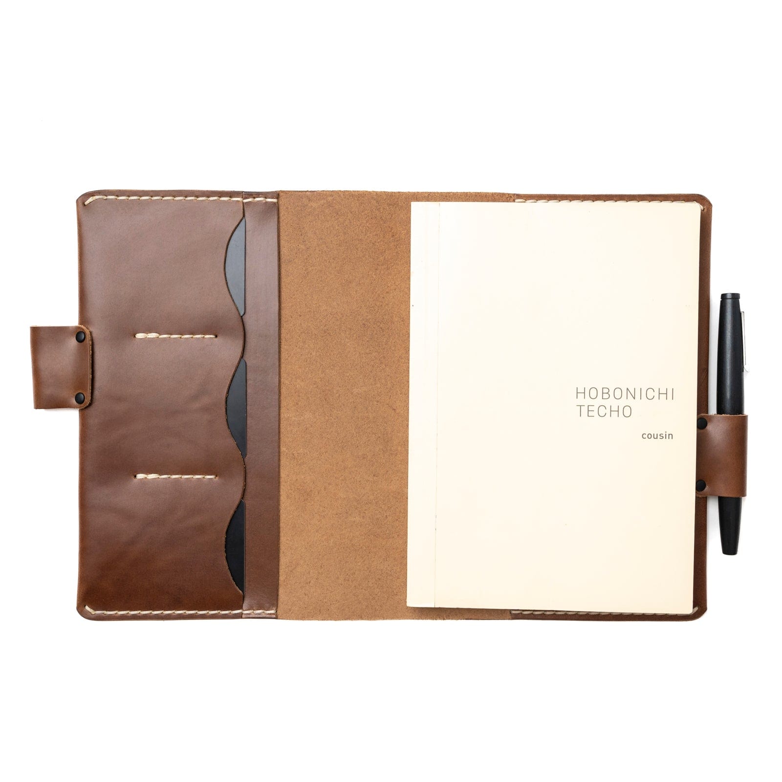 Heritage Brown A5 Cover: Stylish Full-Grain Leather Cover for Writers -  Popov Leather®