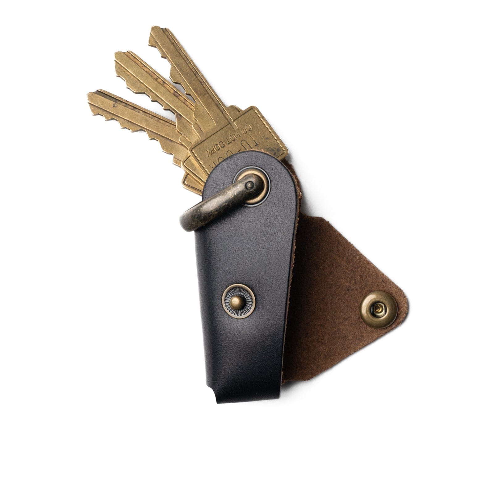 Leather Key Coffin - Black Popov Leather®