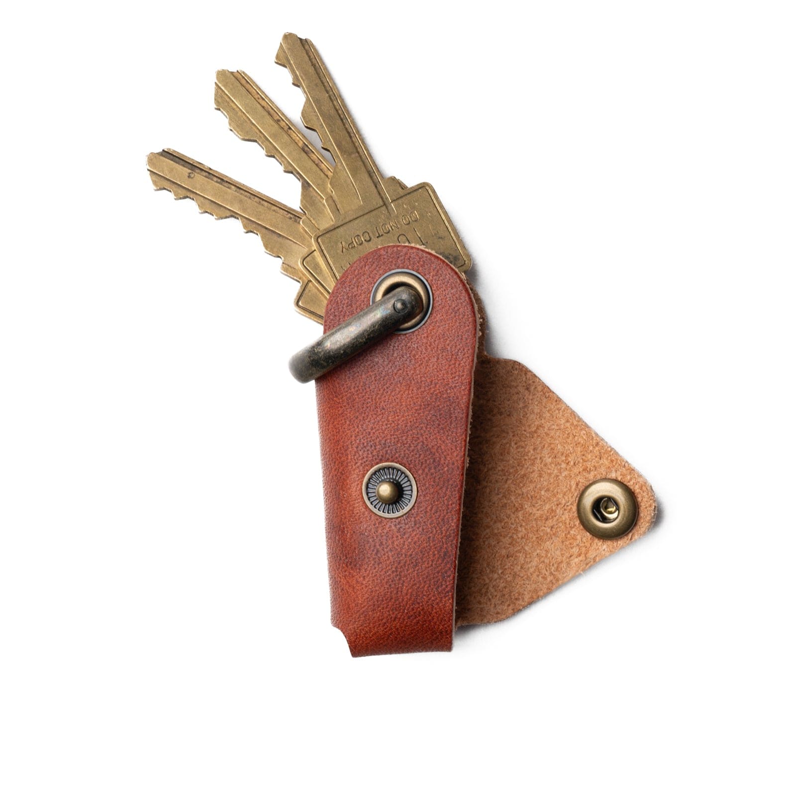 Leather Key Coffin - English Tan Popov Leather®