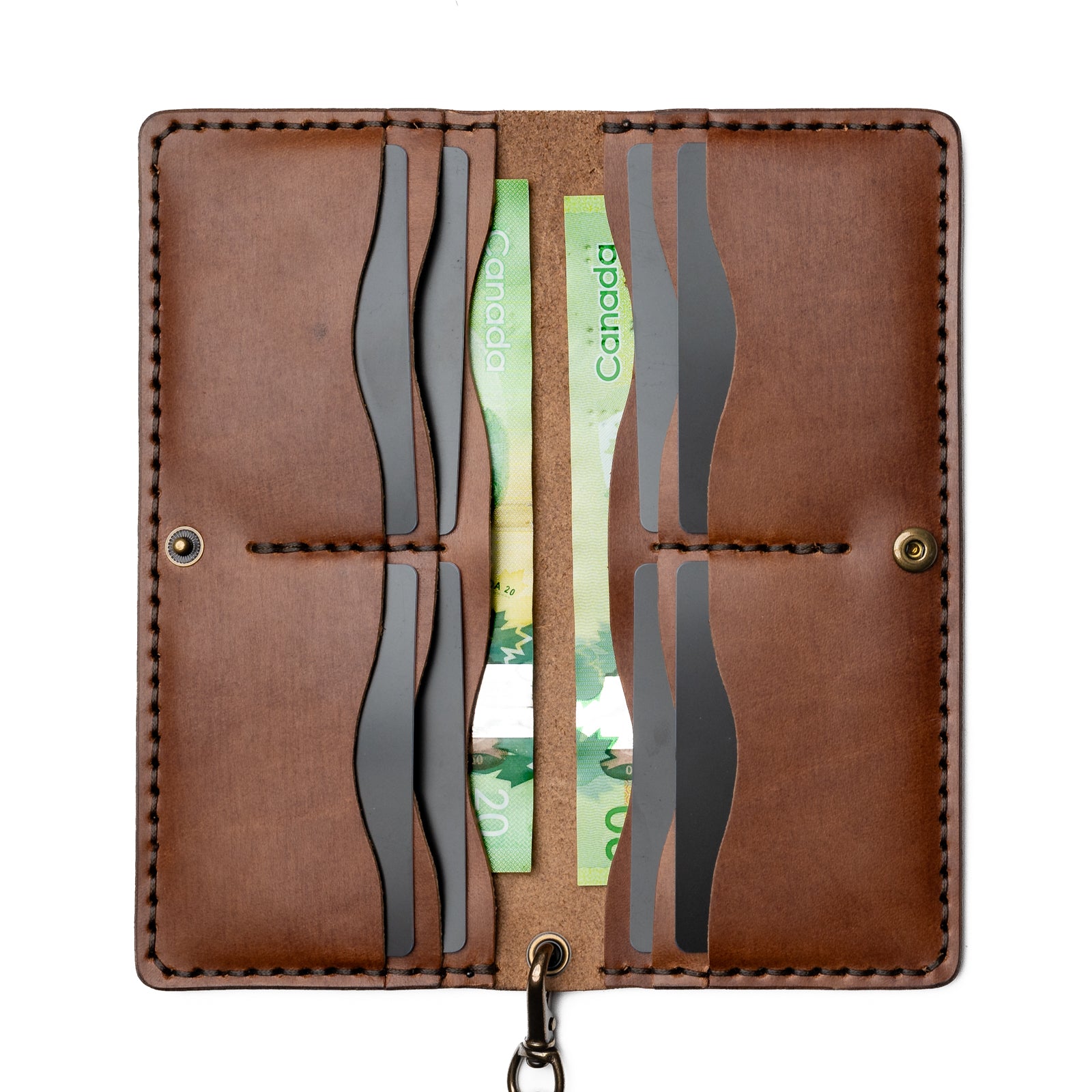 Leather Long Wallet