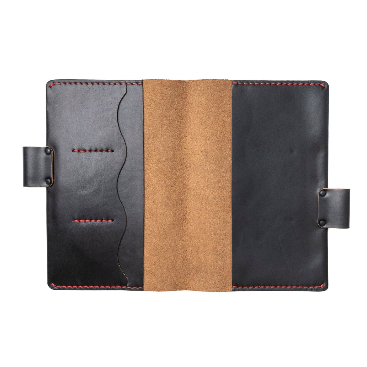 Large Black Leather Moleskine Cover: Full-Grain Elegance for Writers -  Popov Leather®