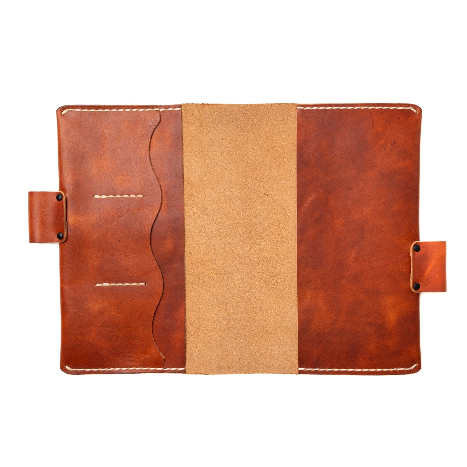 Leather Moleskine Large Notebook Cover English Tan