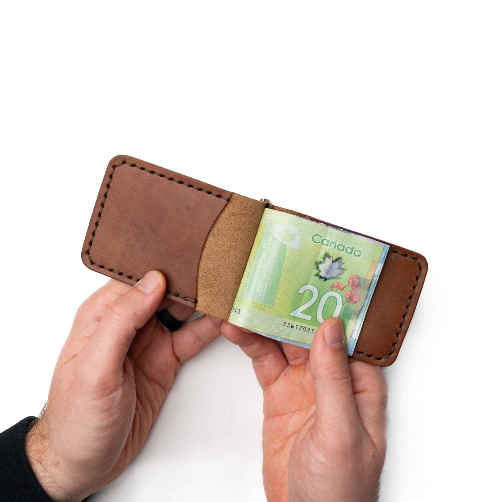 Leather Money Clip Wallet Popov Leather®