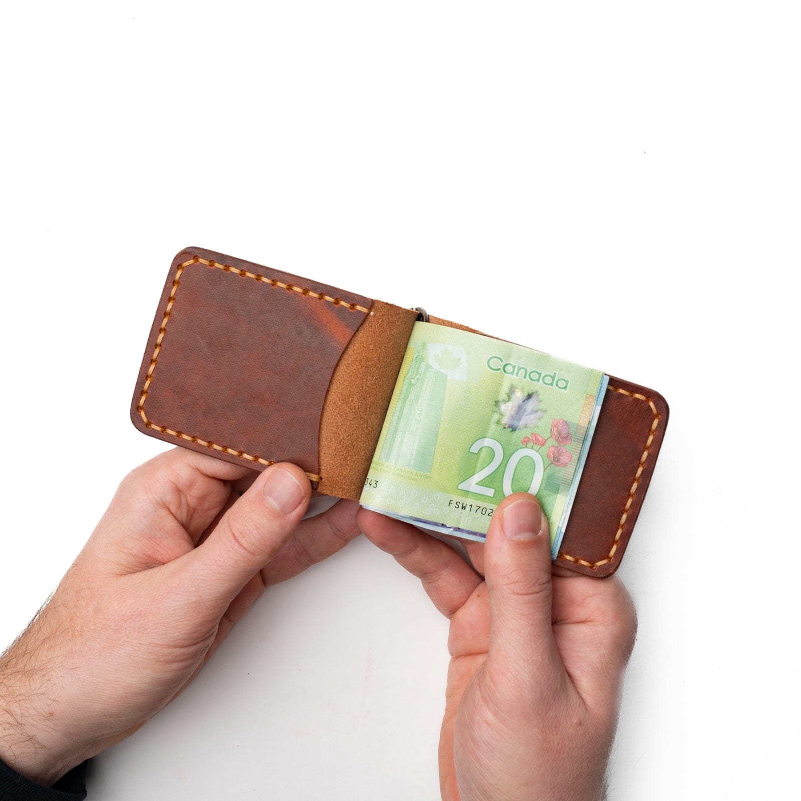 Leather Money Clip Wallet Popov Leather®