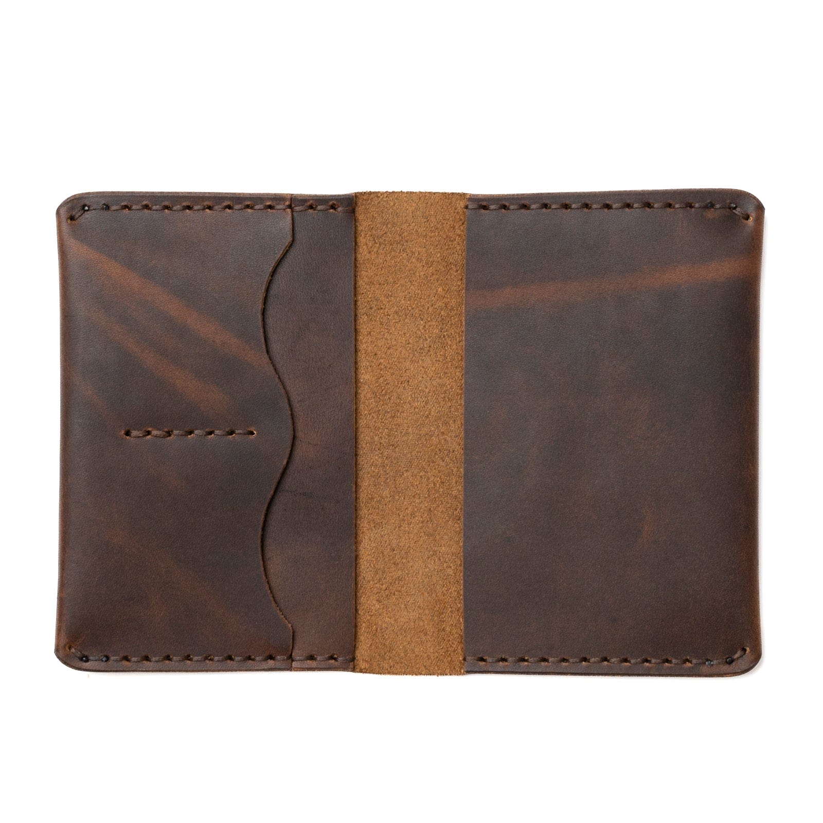 Leather Passport Cover - Heritage Brown