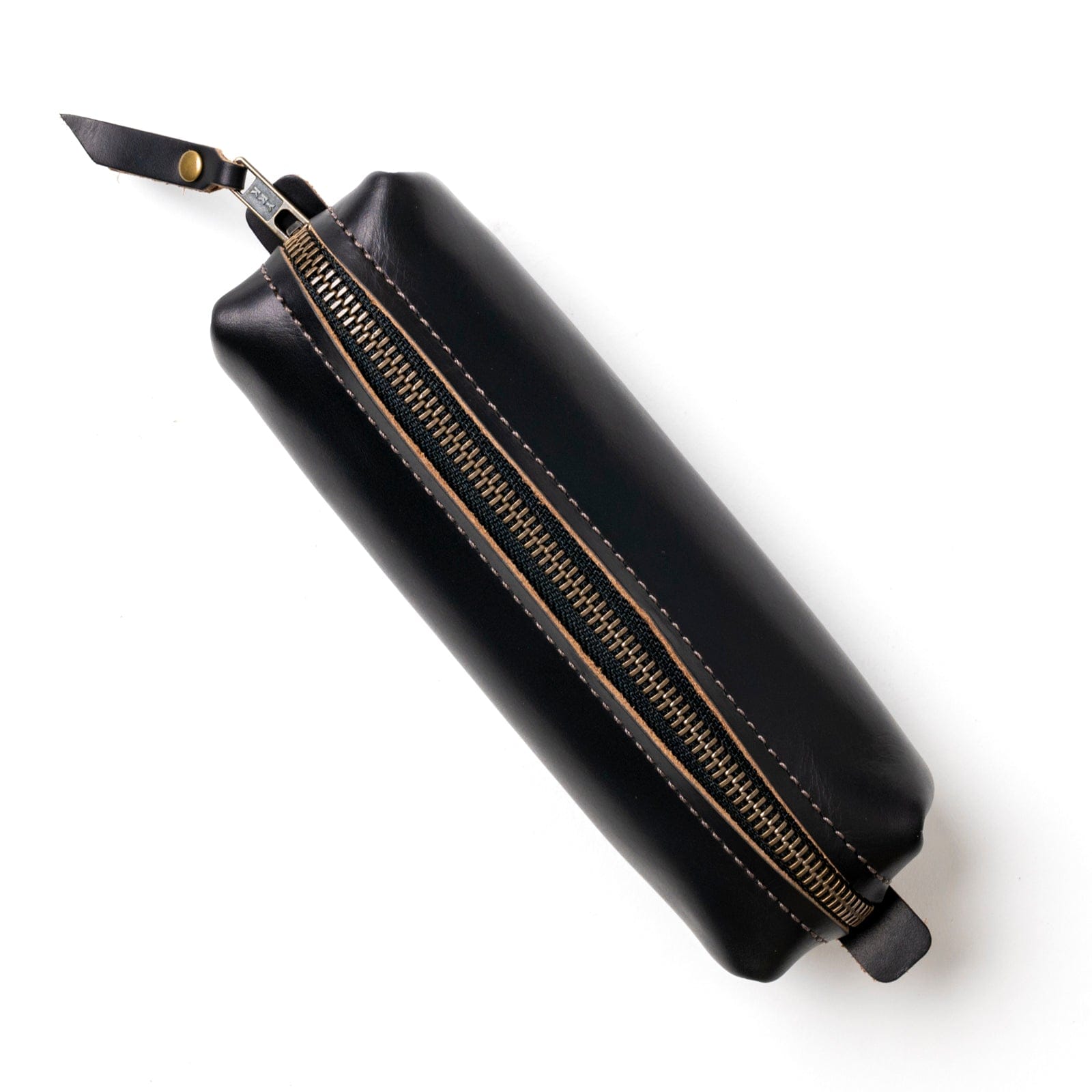 Leather Pencil Case - Black Popov Leather®