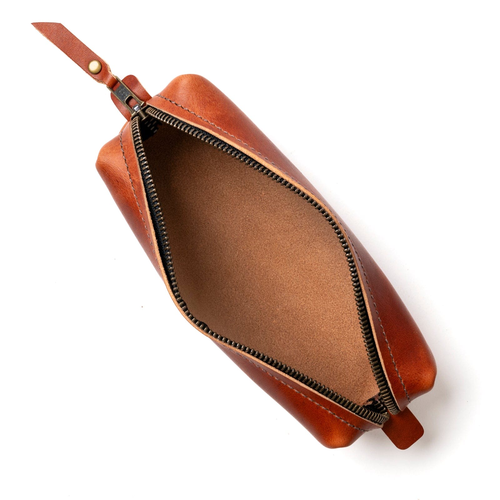 Leather Pencil Case - English Tan Popov Leather®