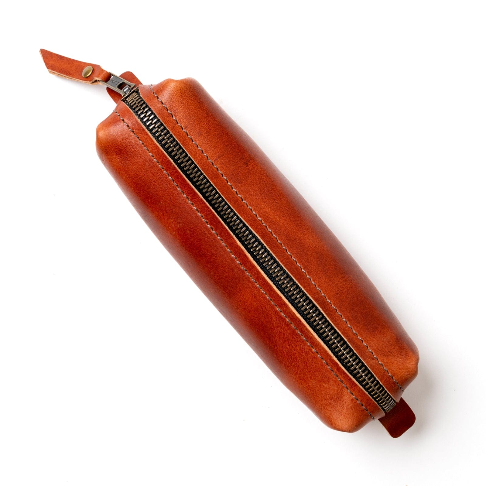 Leather Pencil Case - English Tan Popov Leather®