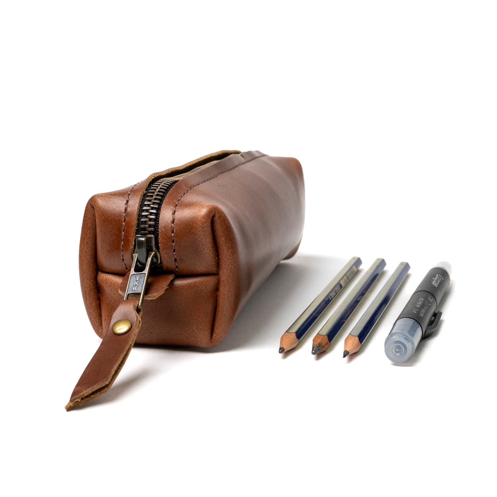 Leather Pencil Case - Natural Popov Leather®