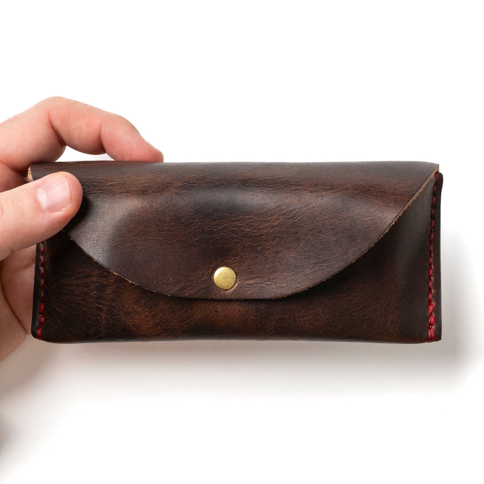 Leather Sunglasses Case Heritage Brown