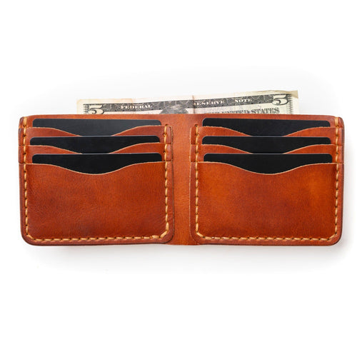 English Tan Leather Billfold: High Quality with a Timeless Design ...