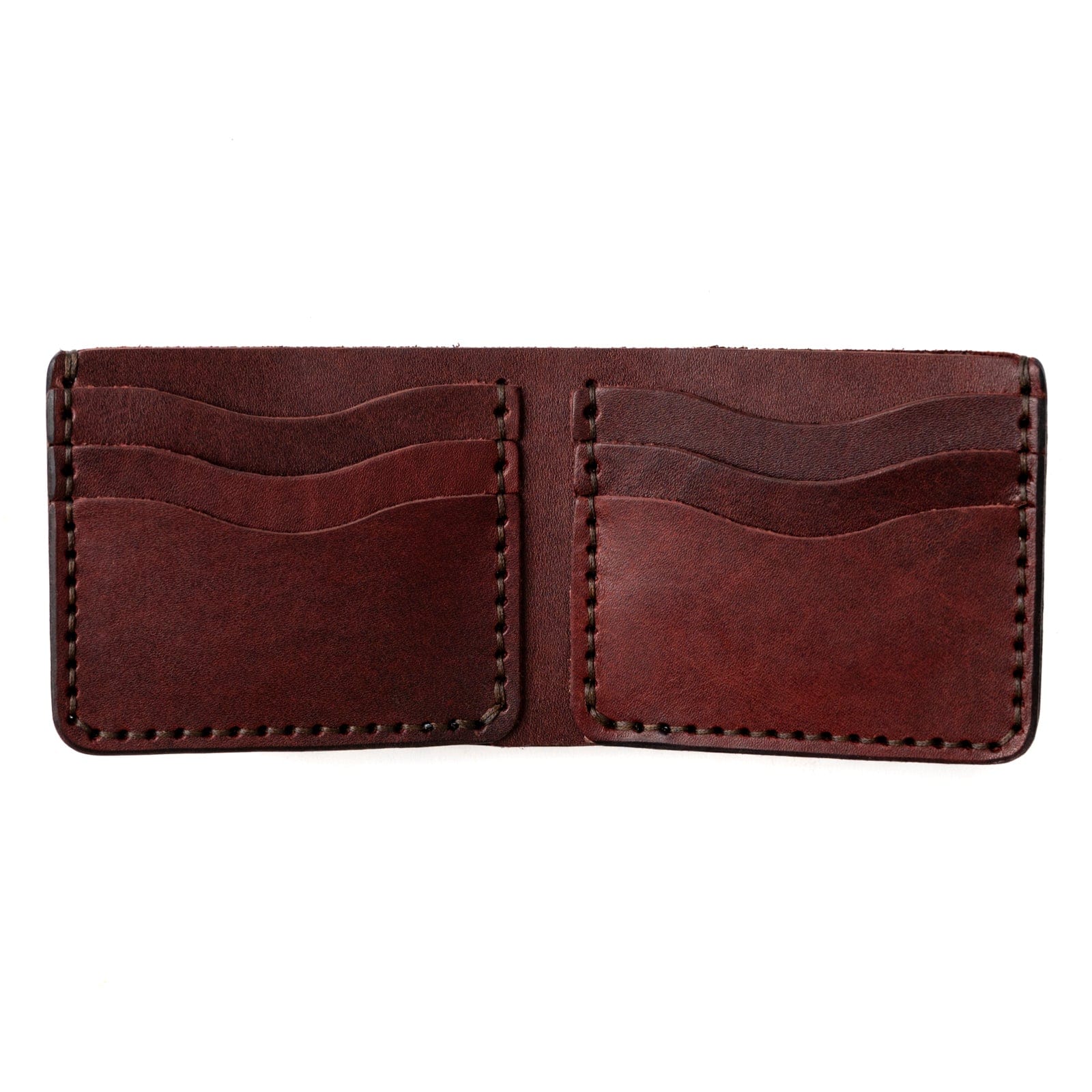 Leather Traditional Wallet - Oxblood Popov Leather®