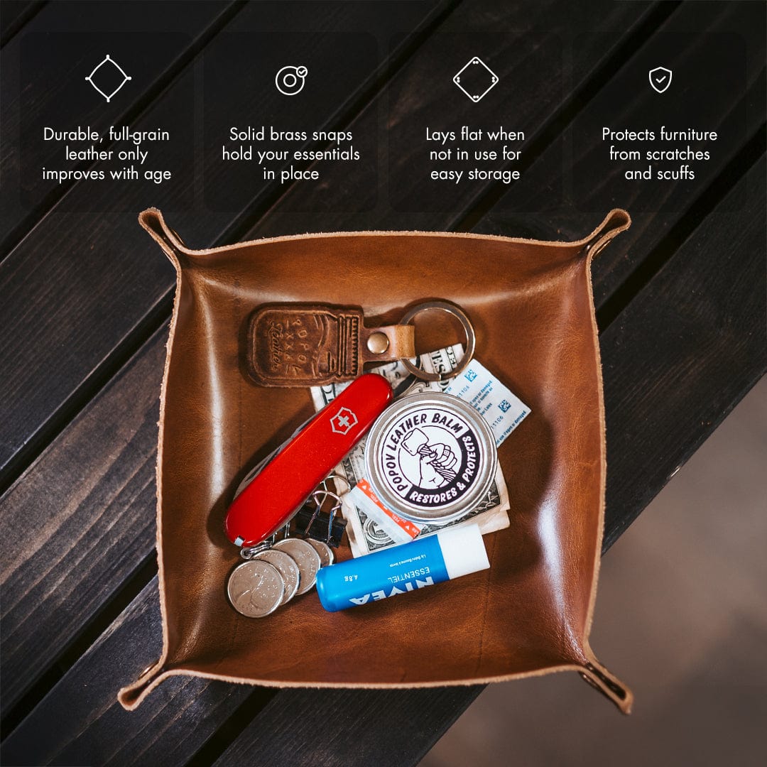 Leather Valet Tray Popov Leather®