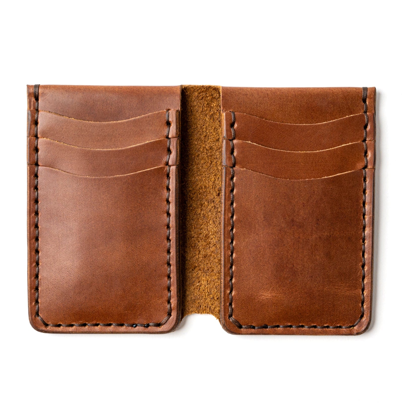 Leather Vertical Wallet - Natural Popov Leather®