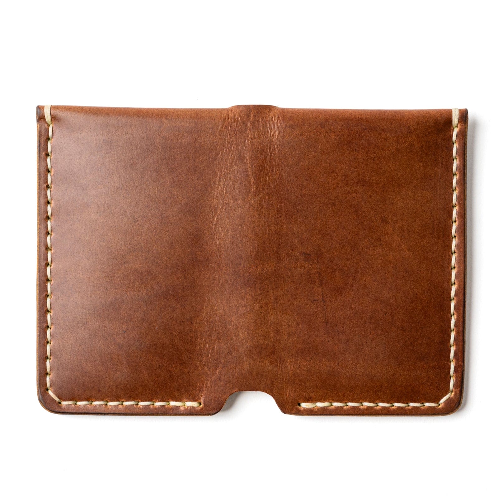 Leather Vertical Wallet - Natural Popov Leather®