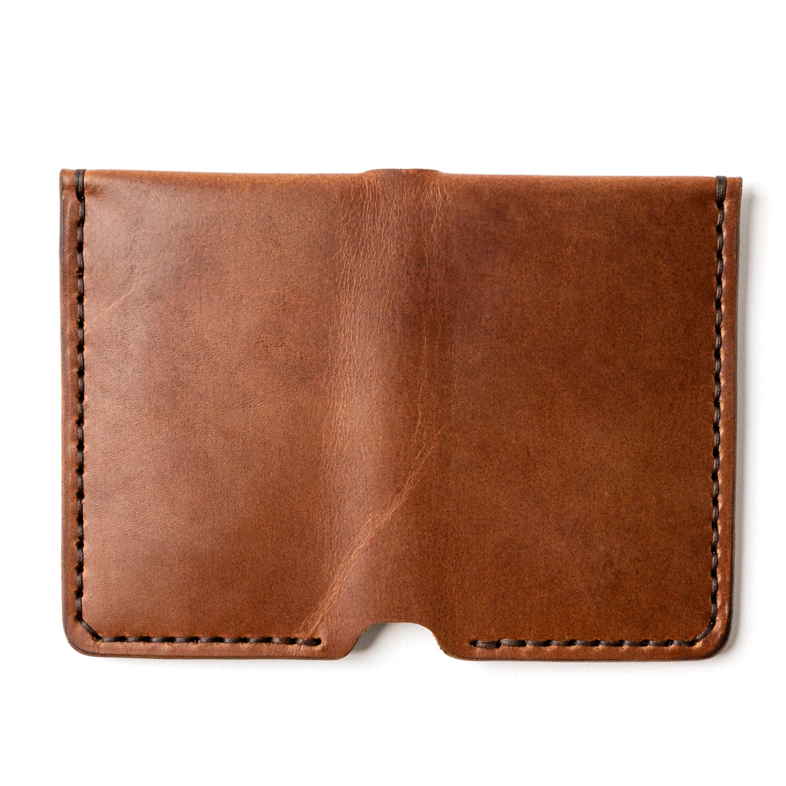 Leather Vertical Wallet - Natural Popov Leather®