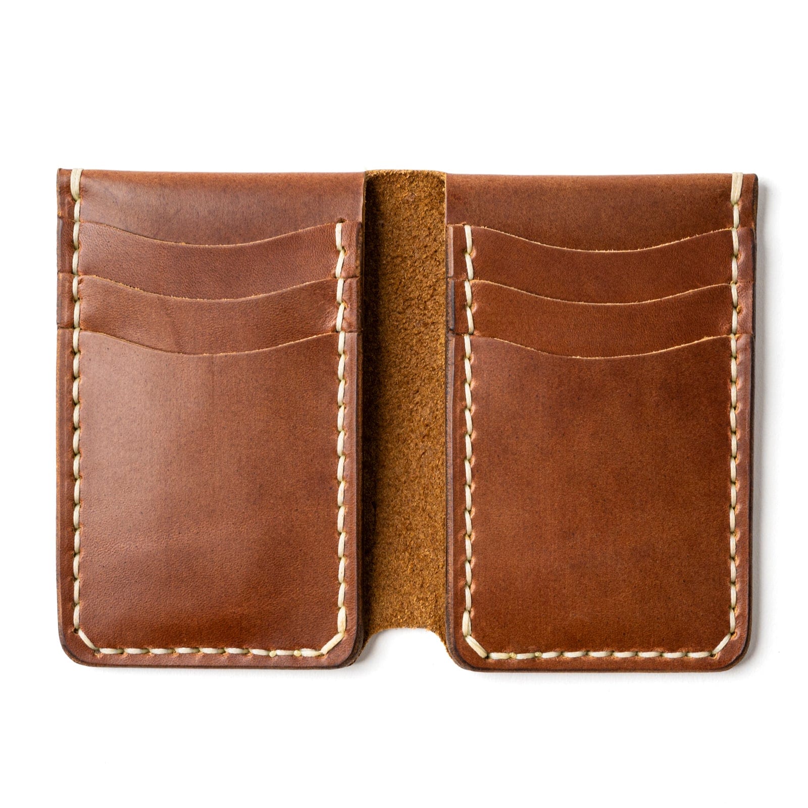 Leather Vertical Wallet - Natural Popov Leather®