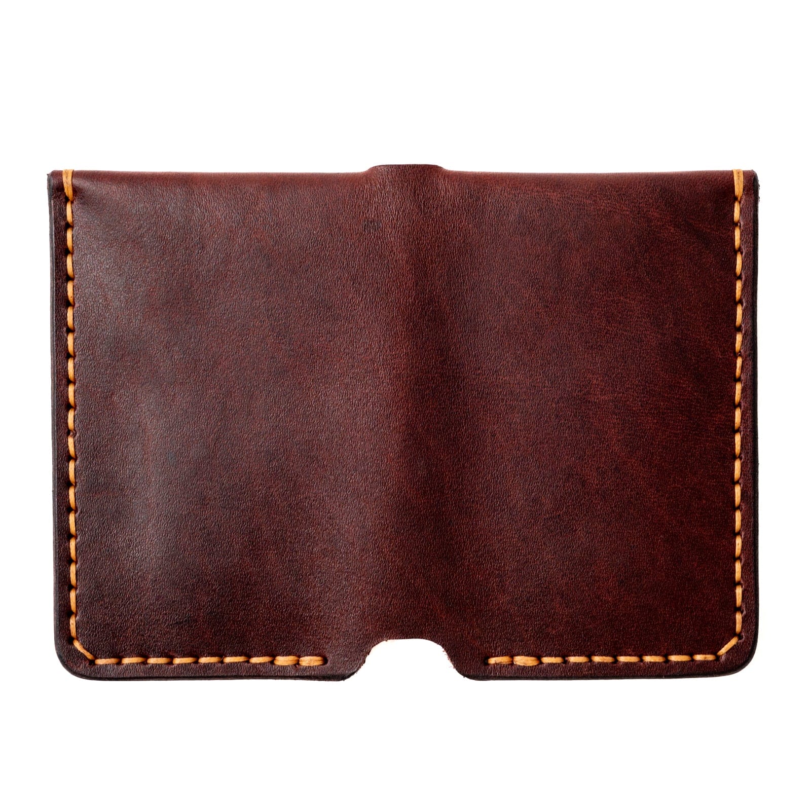 Leather Vertical Wallet - Oxblood Popov Leather®