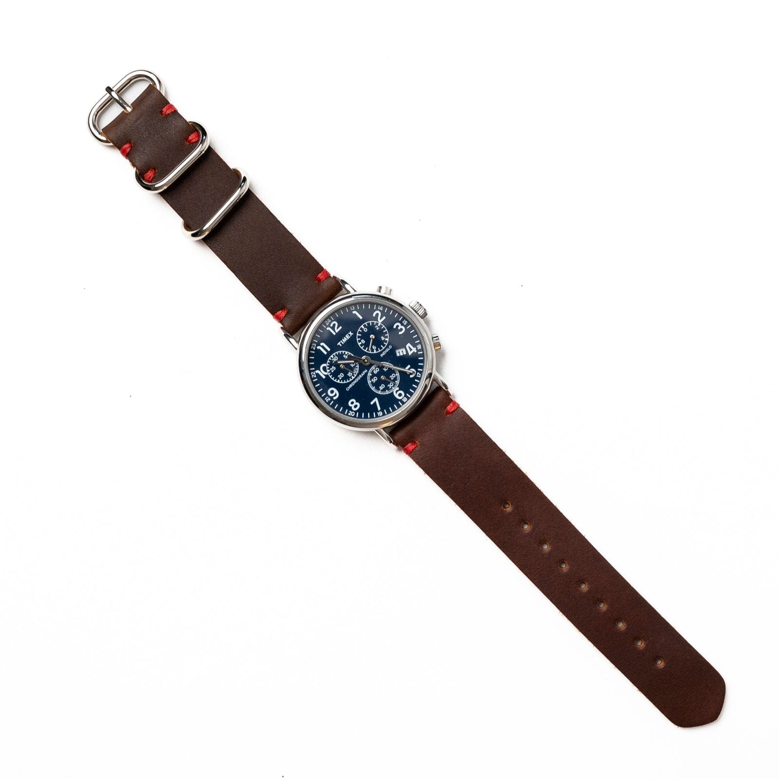 100% handmade hot leather watch strap, patina dyed