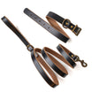 Matching Dog Collar & Leash Bundle - Black Popov Leather®